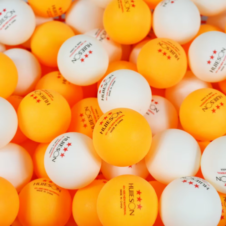 10 PCS Huieson New ABS Plastic Table Tennis Balls 3 Star 2.8G 40+Mm Ping Pong Balls for Match Training Balls