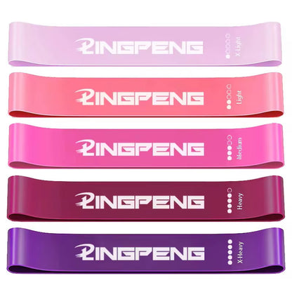 Different Resistance Bands Yoga Band Fitness Exercise Training Hip Tension Band Leg Squat Dance Elastic Loop Stretch Band