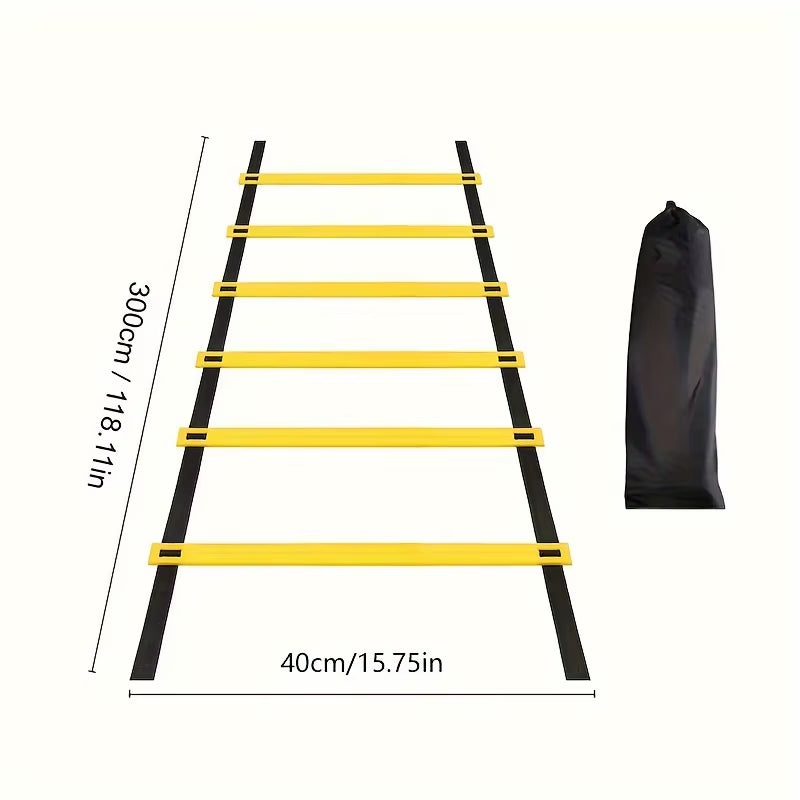 1 Set Detachable Speed Agility Training Ladder for Football, Portable Sports Equipment with Improved Mobility and Coordination