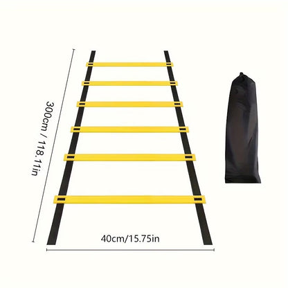 1 Set Detachable Speed Agility Training Ladder for Football, Portable Sports Equipment with Improved Mobility and Coordination