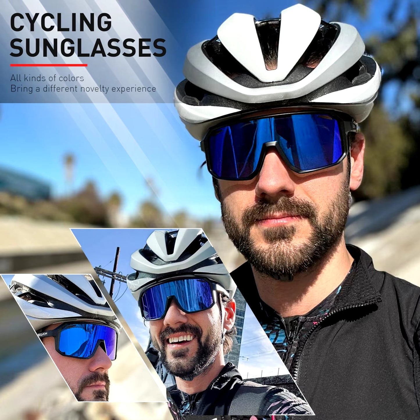 New Outdoor Cycling Sunglasses Men Road Driving Bike Glasses Sports Mountain Climbing Women Bicycle Cycling UV400 Goggles