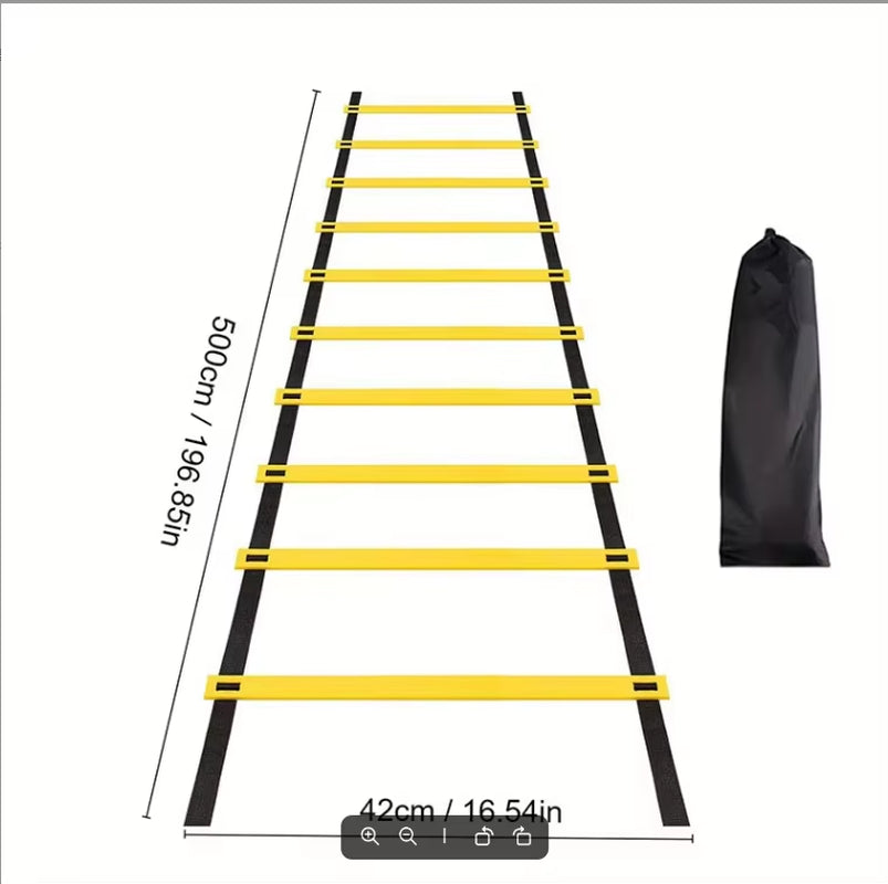 1 Set Detachable Speed Agility Training Ladder for Football, Portable Sports Equipment with Improved Mobility and Coordination