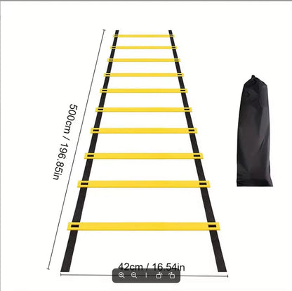 1 Set Detachable Speed Agility Training Ladder for Football, Portable Sports Equipment with Improved Mobility and Coordination